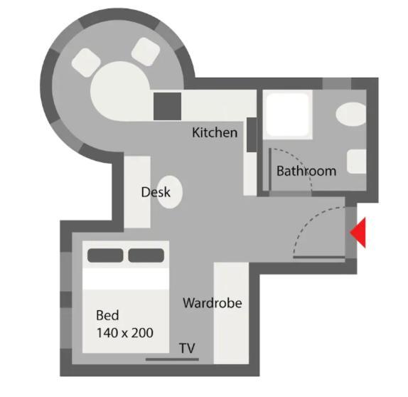 Designer Wohnung Schloessle 2 Steinenbronn Esterno foto